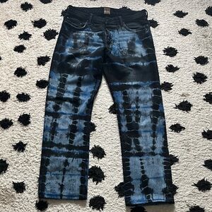 PRPS W31 Dark Wash paint splatter style Denim Jeans